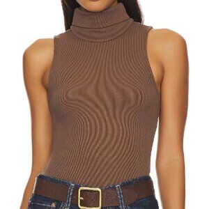 Lovers and Friends, Blythe Bodysuit, Dark Mocha, Medium